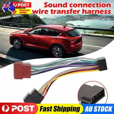 ISO Wiring Harness Loom Connector Adaptor 16 Pin For KENWOOD Car Stereo Radio • $13.29