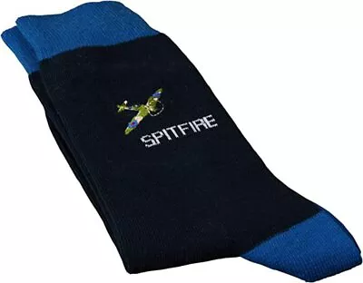 Spitfire Socks | Military Heritage Mens Socks | WWII RAF Gift | UK Size 7-12 • £9.95