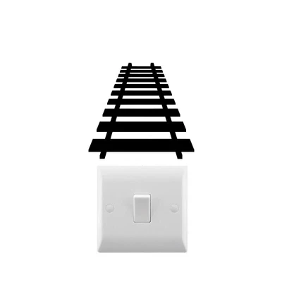 £3.49 • Buy Cute Railway Tracks Fun Kid's Decal Wall Sticker Nursery Décor - Railway - Train