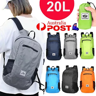 20L Lightweight Portable Foldable Backpack Waterproof Backpack Folding Backpack • $5.96