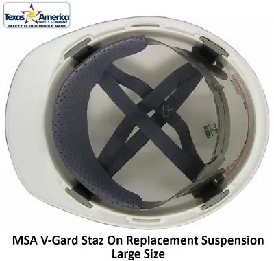 MSA V-Gard Staz-On Ratchet Replacement Suspensions - Large Size • $19