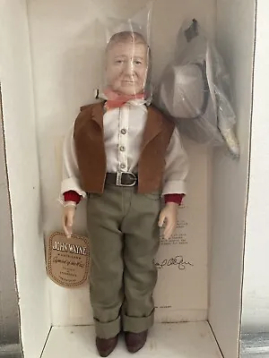 Effanbee John Wayne American Symbol Of The West Legend Series Doll W/ Box 1981 • $55