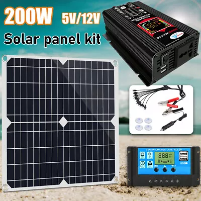 $113.98 • Buy Solar Panel Generator Power Station Power Bank 6000W Inverter Camping Emergency