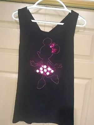 Disney Women's Multicolored Short Sleeve Minnie Mouse Tank Top Size L • $20