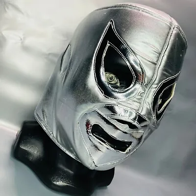 El Santo Wrestling Lucha Libre Costume Mask Silver Mascara Luchador Plata • $21