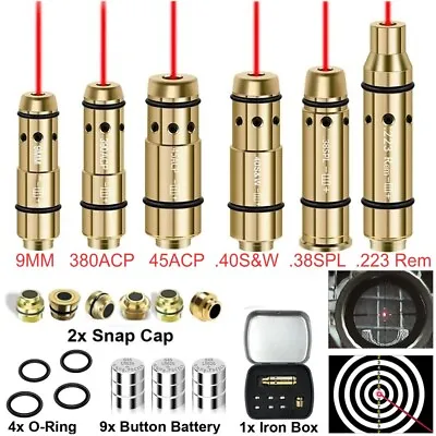 9mm/380ACP/40S&W Laser Training Bullet Dry Fire Cartridge Tactical Red Dot Laser • $20.99