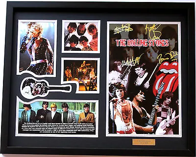 New The Rolling Stones Signed Limited Edition Memorabilia Framed • $99.99