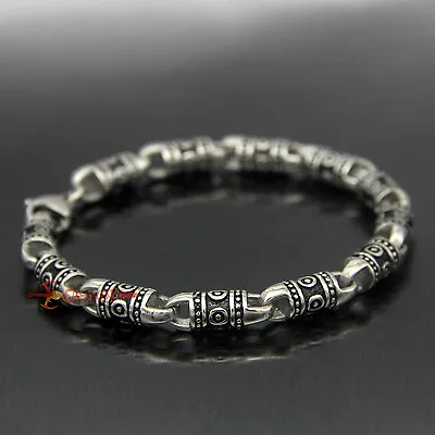 Stainless Steel Mayan Sun Tribal Native American Bracelet Unisex Retro Necklace • $14.24