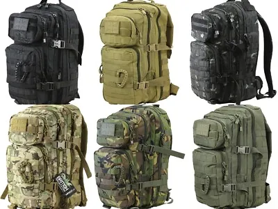 Small Molle Tactical Army Assault Pack 28 Litre Daysack Rucksack Cadet Bag MTP • £31.95