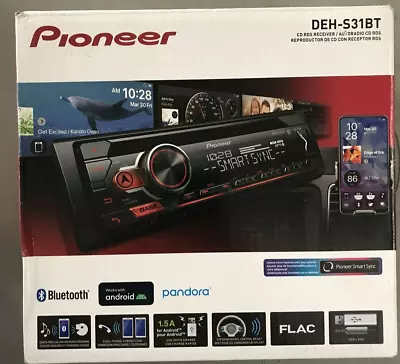 Pioneer DEH-S31BT CD Receiver With Bluetooth Single DIN In-Dash • $69.99