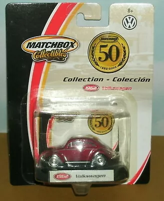 1/64 Scale 1962 VW Beetle (Type 1 Kafer) Diecast Car - Matchbox 50th 96997 Red • $14.99