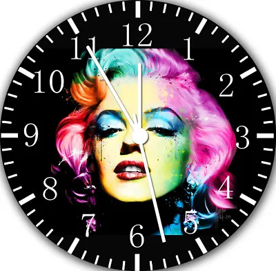 Marilyn Monroe Frameless Borderless Wall Clock Nice For Gifts Or Decor E314 • $22.95