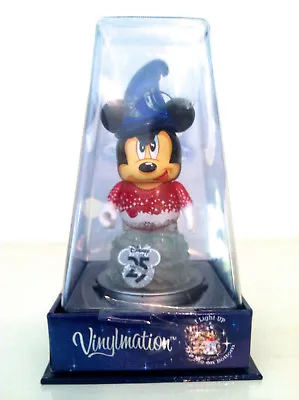 Disney Store Vinylmation 3  25th Anniversary Mickey Mouse Sorcerer Light-up Base • $29.99