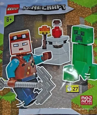 LEGO Minecraft (662204): Miner And Creeper Foil Pack - New/Polybag/Exclusive 🦇 • $13.49