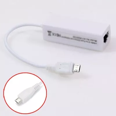 Micro USB OTG LAN USB HUB Port Ethernet RJ45 Adapter For Raspberry Pi Zero • $6.95