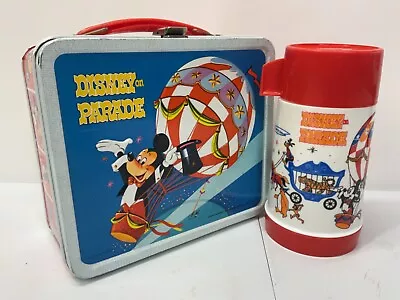 Vintage Disney On Parade Lunchbox And Thermos • $33