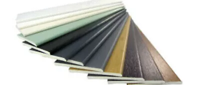 £8.99 • Buy WHITE/COLOURED UPVC TRIM 20mm/30mm/45mm/ 65mm/95mm X 2.5m LENGTH COILED 