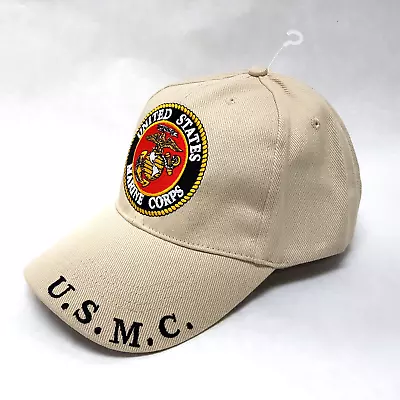 United States Marine Corps Hat Logo Khaki Cover USMC EGA US Licensed Official • $14.99