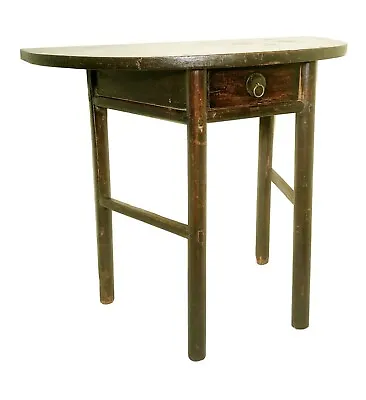 Antique Chinese Ming Half Moon Table (3397) Circa 1800-1849 • $749.25