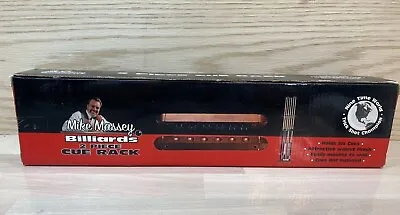 Mike Massey Billiards 2 Piece Cue Rack Walnut Finish Holds 6 Cues NOT Included • $17