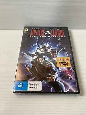 Justice League - Gods And Monsters (DVD 2015) Region 4 New Sealed A14 • $14.90