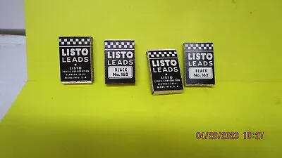 Vintage Listo Leads Black  4 Partial Boxes • $2.49