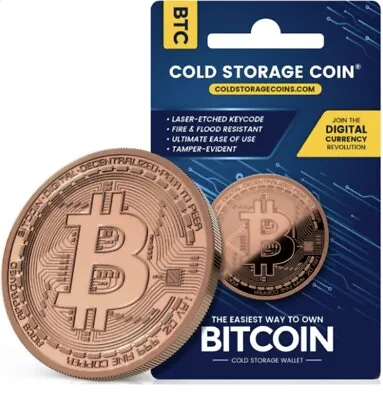 $239 • Buy 20 X Cold Storage Coin (BTC) (bulk Sale)