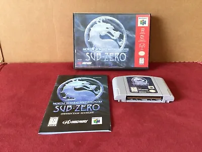 Mortal Kombat Mythologies: Sub-Zero (Nintendo 64 1997) N64 W/ Hard Box & Manual • $65