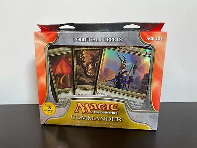 MTG Commander Political Puppets SEALED NEW Magic The Gathering • $130