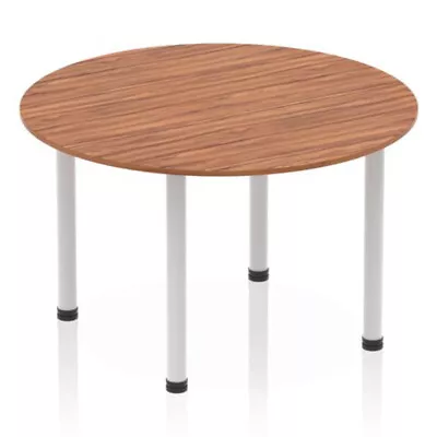 Impulse 1200 Round Meeting Table Walnut • £171.01