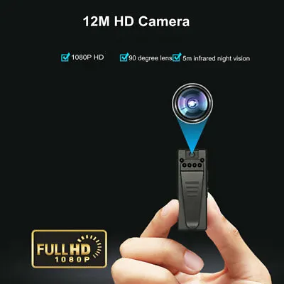 £21.99 • Buy A7 HD Spy Pen 1080P Hidden Body Camera IR Night Vision 90° Video Audio Motion