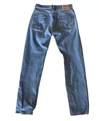 Levi’s 501 Blue Jeans Denim Button Fly Vintage Y2K Men’s Size 30x34 • $24.99