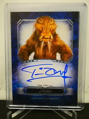 £19.33 • Buy Tim Dry As J'quille 2016 Star Wars Masterwork Auto -  *13697