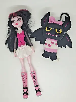 Monster High Draculaura First Wave Outfit And Count Fabulous Pet Plush Key Chain • $55