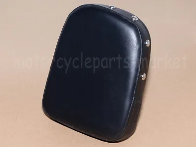 Leather Motorcycle Sissy Bar Backrest Cushion Passenger Pad For Harley Chopper • $18.98