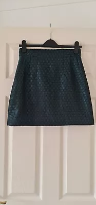 H&M Ladies Skirt. Green And Black. Size 10 • £4