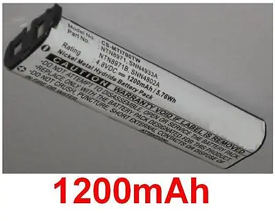 Battery 1200mAh Type NTN8971 NTN8971B SNN4802A For Motorola XV2100 • $30.88
