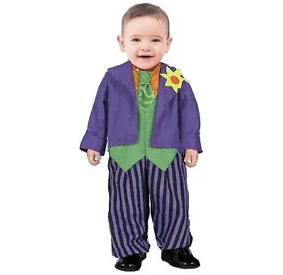 Baby Toddler Crazy Joke Buffoon Halloween Fancy Dress Costume • £13.99