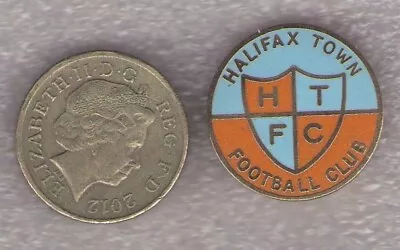 HALIFAX TOWN FOOTBALL CLUB -Enamel  Football Badge • £4.50