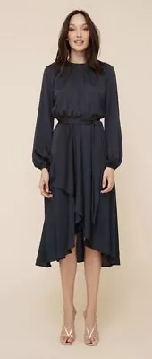 New With Tags SHEIKE Black Maxi Midi Evening Cocktail Races Dress Size 14 • $130