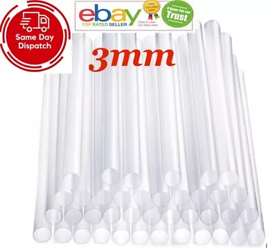 100x Biodegradable Milkshake Slim Drinking Drink Sip Straws Smoothies 5.5 X3mm • £3.99