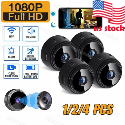 $16.99 • Buy Mini Camera Wifi Wireless Hidden Wifi IP Night Vision HD 1080P Nanny Camera US