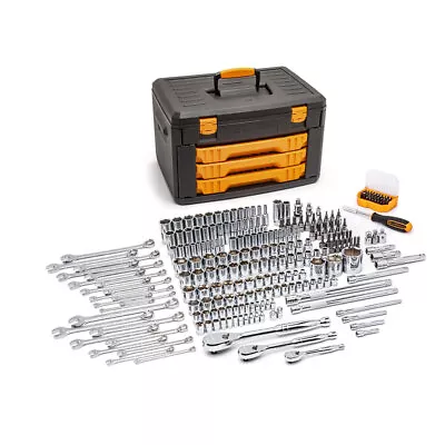 GearWrench 80966 243 Pc. 6 Point Mechanics Tool Set In 3 Drawer Storage Box • $329