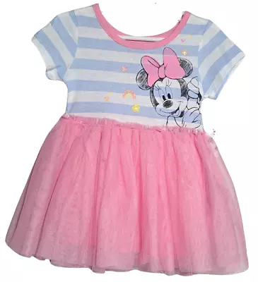Disney Minnie Girl’s Tulle Princess Dress 18M NWT Pink • $12