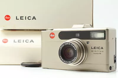 [Top MINT In Box] Leica Minilux ZOOM Silver Point & Shoot Film Camera From JAPAN • $999.99