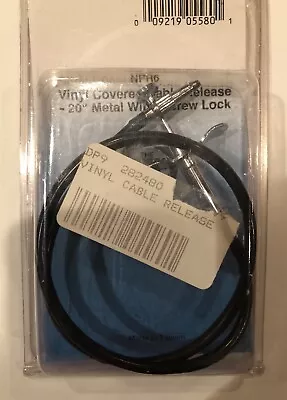 Vinyl Covered Cable Release 20   Metal Wing Screw Lock  NEW5.75 • $5.55