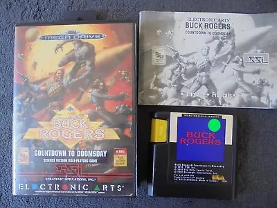 BUCK ROGERS COUNTDOWN To DOOMSDAY Sega Mega Drive Megadrive - PAL VGC Complete • $94.95