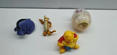 Winnie The Pooh PVC Mini Figure 1990's Disney Lot Eeyore Tigger & Egg Collection • $10