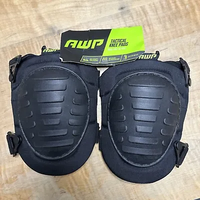 AWP Tactical Hard Cap Knee Pads High Density Foam Padded Work Knee Pads - NEW! • $23.75