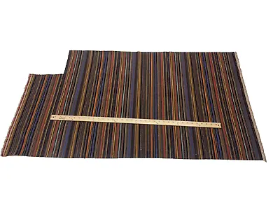 Paul Smith Maharam Epingle Stripe Mahogany Velvet Designer Fabric 28 L X 50 W • $59.99